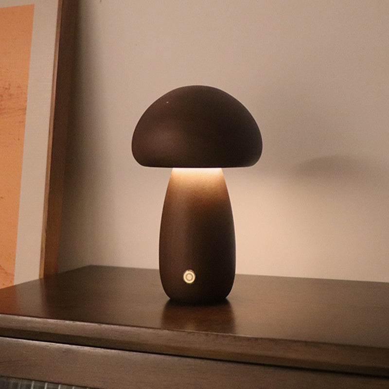 MushroomGlow™ – Lampe aus Holz