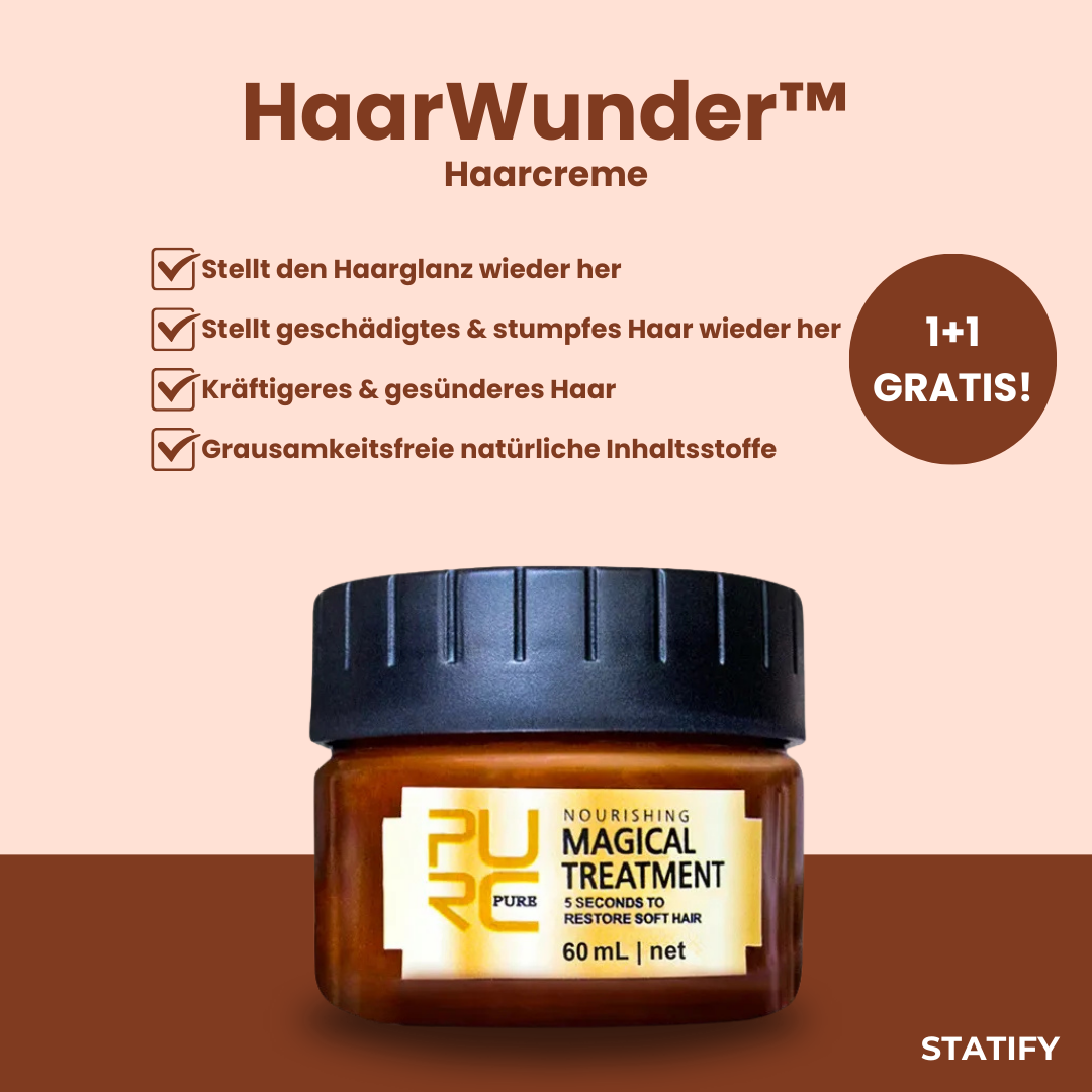 Letzter Tag 1+1 GRATIS🔥I HaarWunder™ Haarcreme