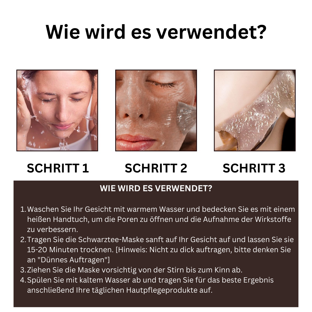 SkinPure™ Schwarztee-Maske