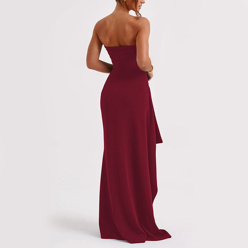 Elysia™ Strapless Split Maxi Dress